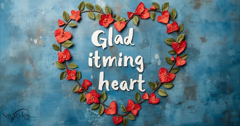glad it’s your heart