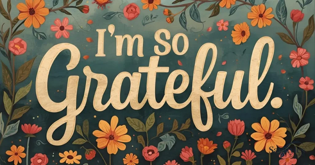 I’m So Grateful!