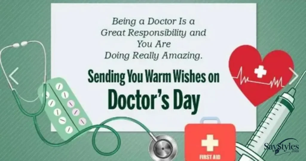 message. Happy Doctor’s Day!