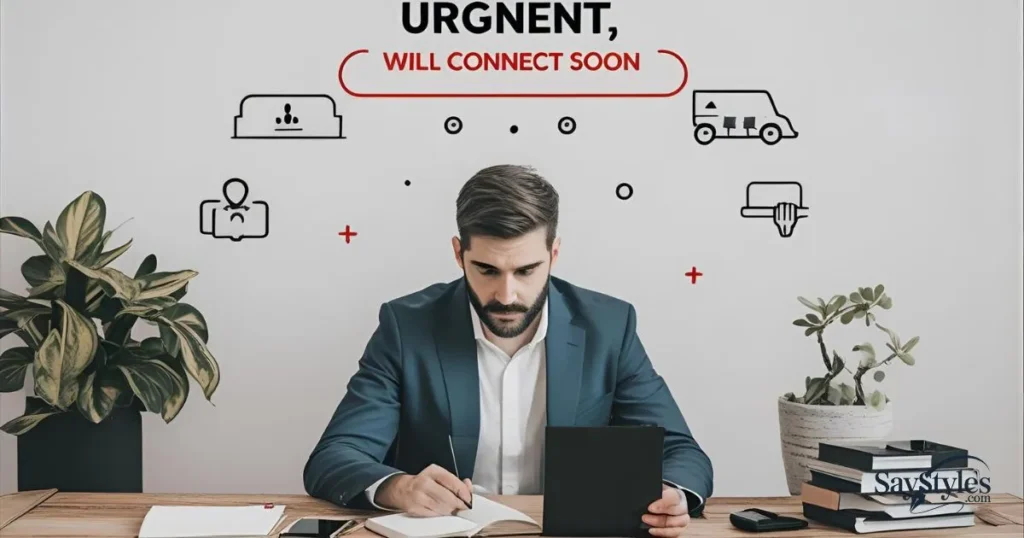  urgent and will connect soon