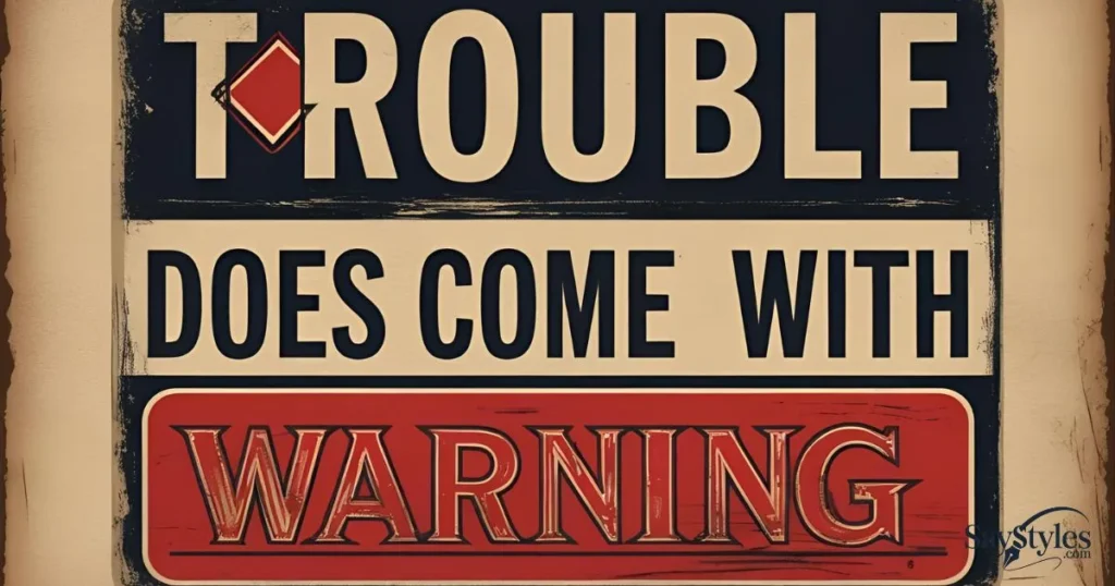  with a warning label