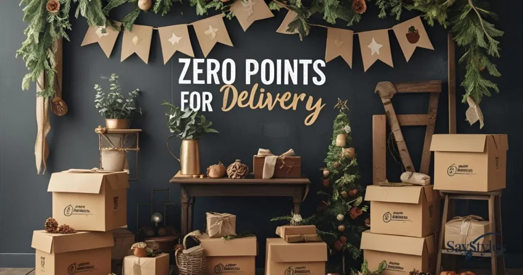 Zero Points for Delivery