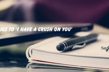 Replies to 'I Have a Crush on You'