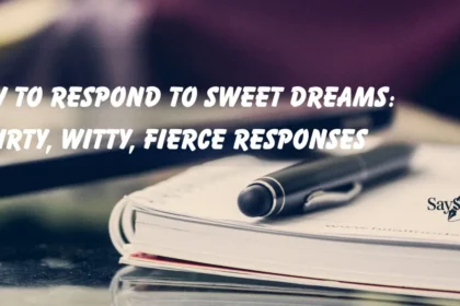 Respond To Sweet Dreams