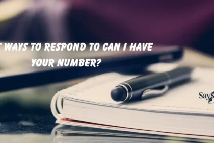 Can I Have Your Number?