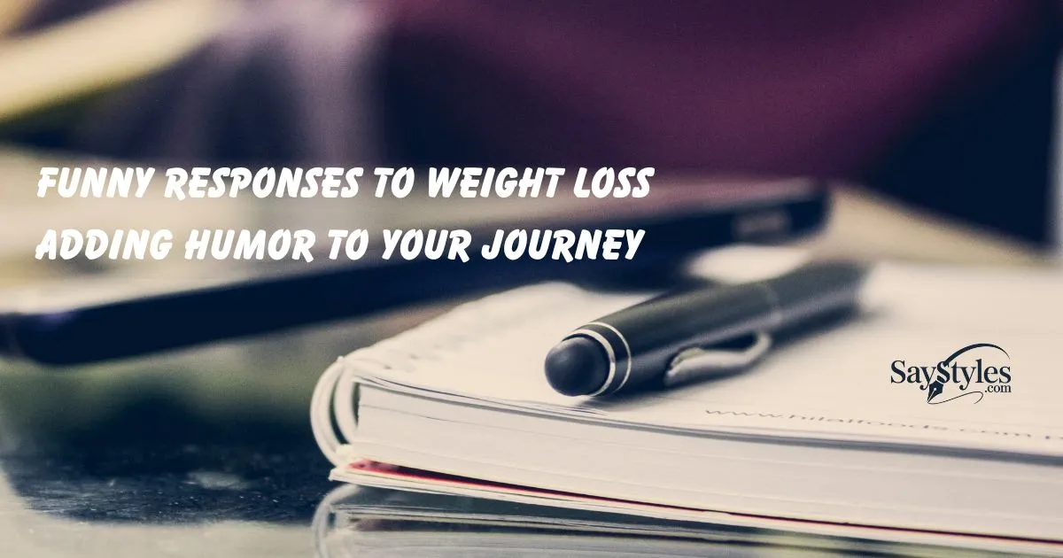 Responses to Weight Loss