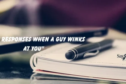 Responses When a Guy Winks