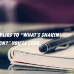 Replies to “What’s Shakin’, Bacon?”
