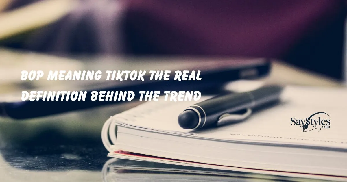 BOP Meaning TikTok