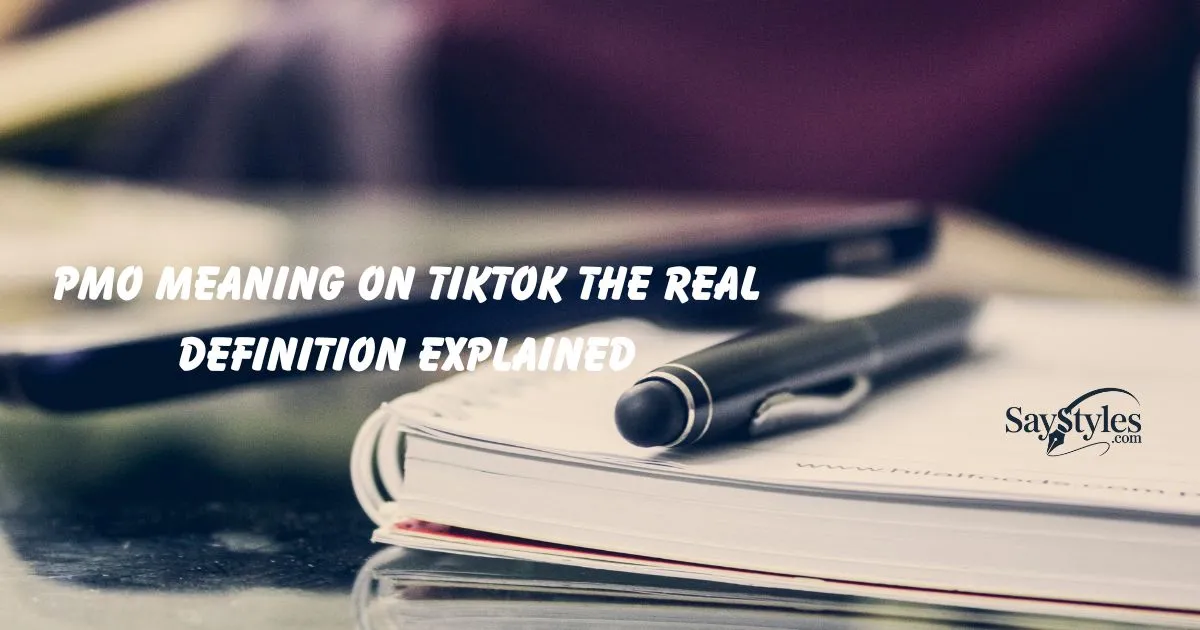 PMO Meaning on TikTok