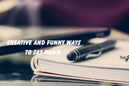 Funny Ways to Say Damn